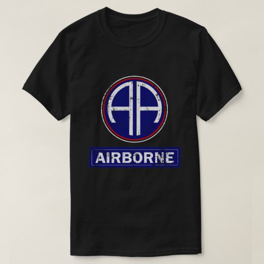 Airborne Paratrooper Jump Wings T-shirt (Design voorkant)