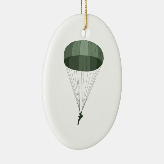 Airborne Paratrooper Keramisch Ornament (Rechts)