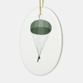 Airborne Paratrooper Keramisch Ornament (Links)