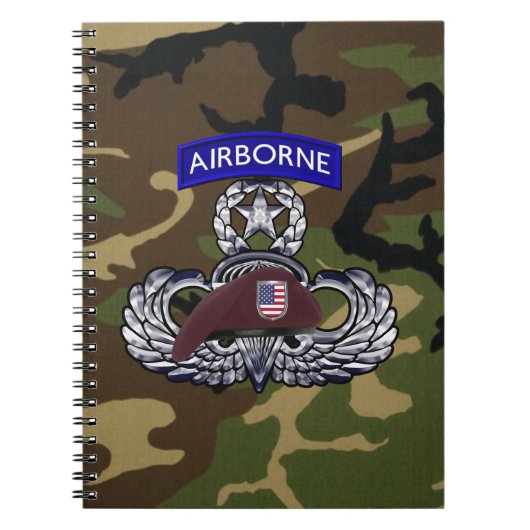Airborne Paratrooper Notitieboek (Voorkant)