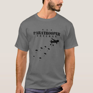 Airborne Paratrooper Veteran Infanteriedivisie T-shirt