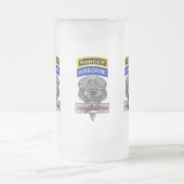 Airborne Ranger Jumpmaster Commemorative Matglas Bierpul (Center)