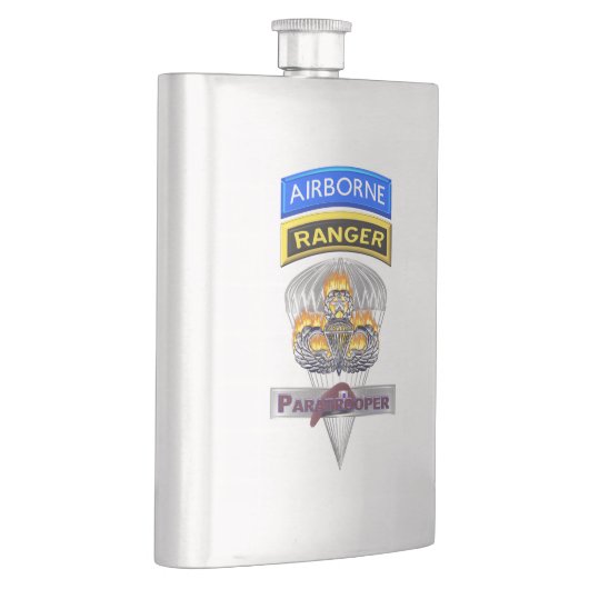 Airborne Ranger Master Flaming Parachutist Wings Flacon (Rechts)