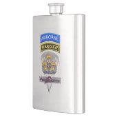 Airborne Ranger Master Flaming Parachutist Wings Flacon (Links)