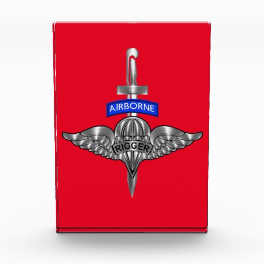 Airborne Rigger Dagger Custom Fotoblokken (Voorkant)