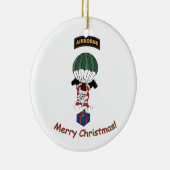 Airborne Santa Keramisch Ornament (Rechts)