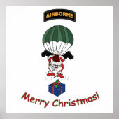 Airborne Santa Poster (Voorkant)