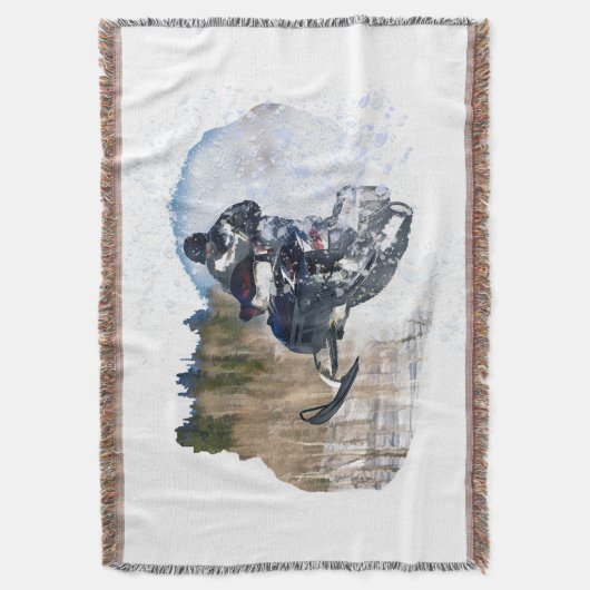 Airborne Snowmobile Deken (Voorkant Verticaal)