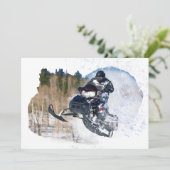 Airborne Snowmobile Kaart (Staand voorkant)