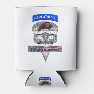 Airborne Tab Steel Paratrooper Jump Wings Blikjeskoeler