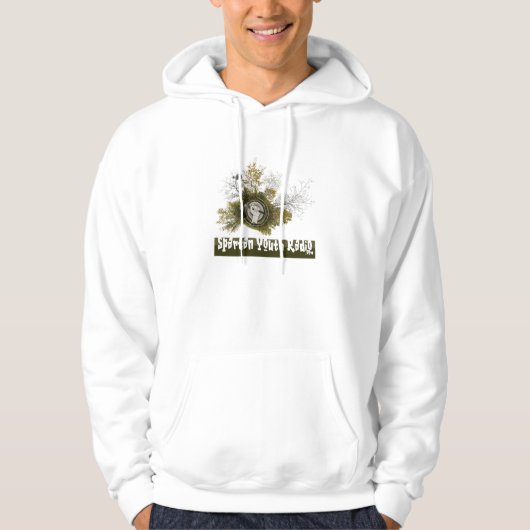 Airborne Treehugger design Hoodie (Voorkant)
