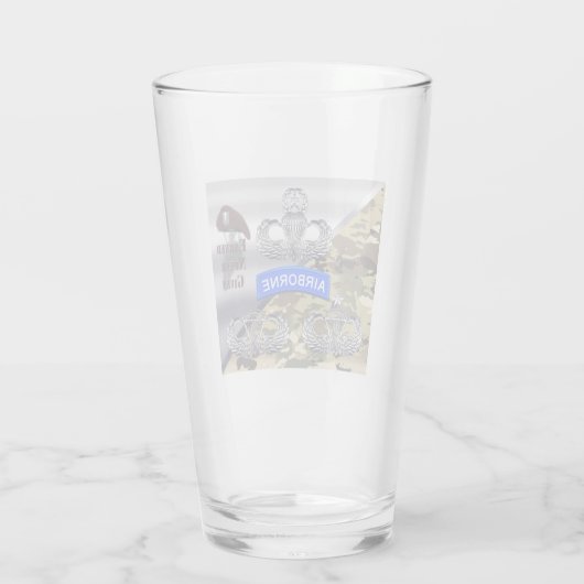 Airborne Trilogy-Jump Wings Glas (Achterkant)