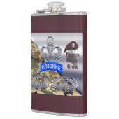 Airborne Wings - "Verdiende nooit gegeven" Heupfles (Links)