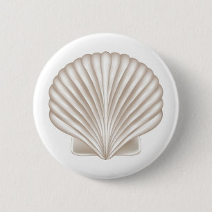 Airborpstijl Seashell Ronde Button 5,7 Cm