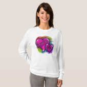 Airborstel Sweet 16 gepersonaliseerd T-Shirt (Voorkant volledig)