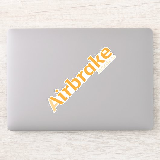 Airbrake logo sticker (Computer)