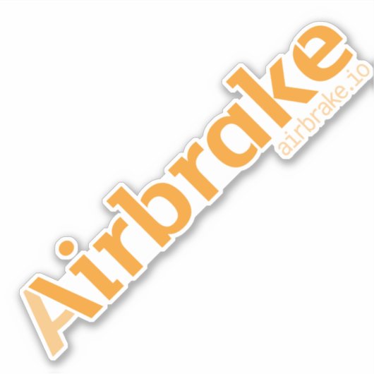 Airbrake logo sticker (Voorkant)