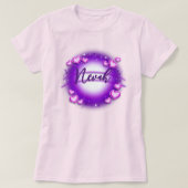 Airbrush naam aangepast T-Shirt (Design voorkant)