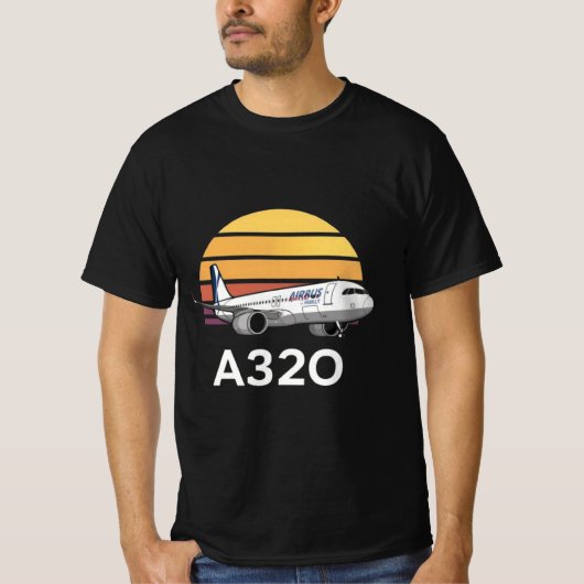 Airbus A320 familie T-shirt (Voorkant)