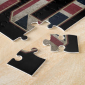 Airbus A320 Jetliner.  Europese vlaggen Legpuzzel (Zijkant)