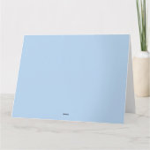 Airbus a320 Vliegtuig Waterverf tekening Bedankkaart (Achterkant)