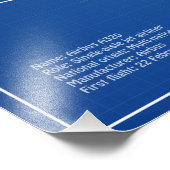 Airbus A320 - Vliegtuigblauwdruktekeningen ABD Foto Afdruk (Hoek)