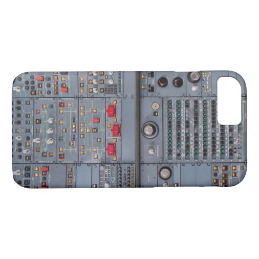 Airbus A321 Cockpit Overhead Panel Hülle Case-Mate iPhone Case (Achterkant (Horizontaal))