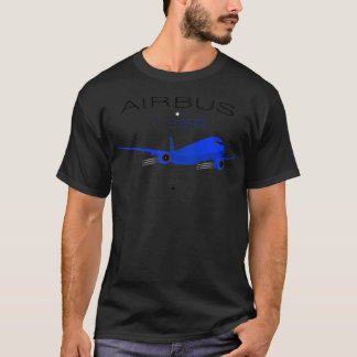Airbus A350 Vliegtuig modern lichtontwerp T-shirt