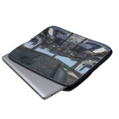Airbus A380 Cockpit Laptop Sleeve (Voorkant onderkant)