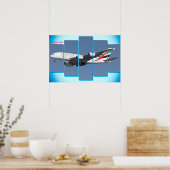 Airbus A380 voor poster (Keuken)