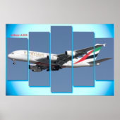 Airbus A380 voor poster (Voorkant)