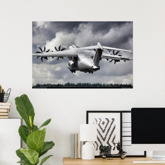 Airbus A400M Poster (Thuiskantoor)