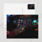Airbus Cockpit Briefkaart (Voorkant / Achterkant)