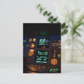 Airbus Cockpit Detail 3 Briefkaart (Staand voorkant)