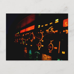 Airbus Cockpit Detail 4 Briefkaart