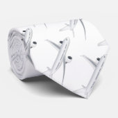 Airbus vliegen stropdas (Opgerold)