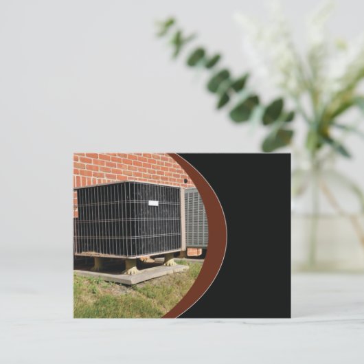 airconditioner briefkaart (Staand voorkant)