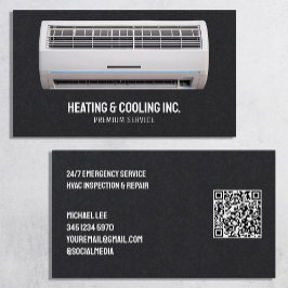 ❄️ airconditioning aangepaste QR Visitekaartje