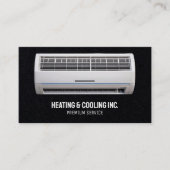 ❄️ airconditioning aangepaste QR Visitekaartje (Voorkant)