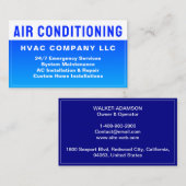Airconditioning (AC) Visitekaartje (Voorkant / Achterkant)