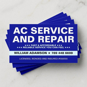 Airconditioning Diensten (Reparatie & Installatie) Visitekaartje
