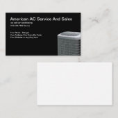 Airconditioning en verkoop visitekaartje (Voorkant / Achterkant)