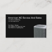 Airconditioning en verkoop visitekaartje (Voorkant)