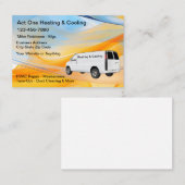 Airconditioning HVAC Visitekaartjes (Voorkant / Achterkant)