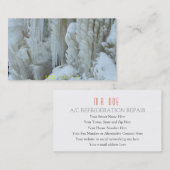 Airconditioning, koelingsservice met twee zijden visitekaartje (Voorkant / Achterkant)