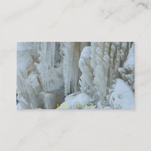 Airconditioning, koelingsservice met twee zijden visitekaartje (Voorkant)