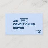 Airconditioning reparatie diensten visitekaartje (Voorkant)