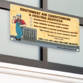 Airconditioning Verwarming HVAC Winkel aanpassen Spandoek (Buitenkant Gebouw)
