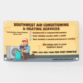 Airconditioning Verwarming HVAC Winkel aanpassen Spandoek (Horizontaal)