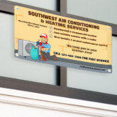 Airconditioning Verwarming HVAC Winkel aanpassen Spandoek (Buitenkant Gebouw)
